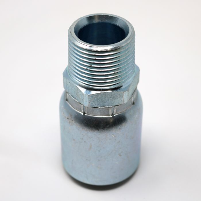 1 in Barb x 1 in MNPT - Steel with Zinc Coating