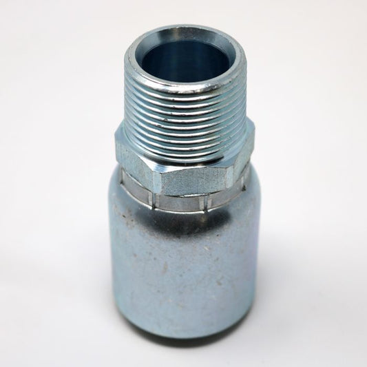 1 in Barb x 1 in MNPT - Steel with Zinc Coating