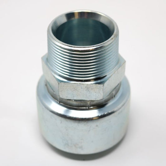 TruZero® 1 1/2 in Barb x 1 1/2 in MNPT - Steel with Zinc Coating