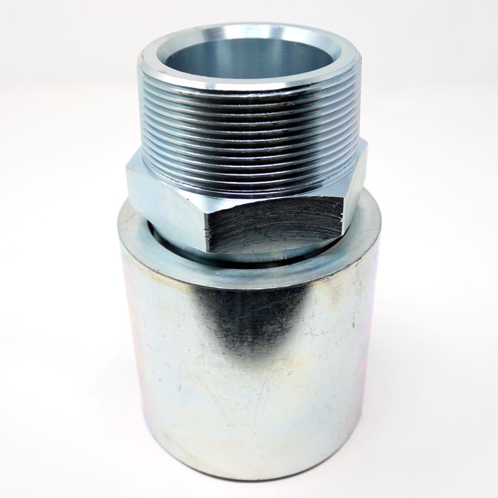 TruZero® 3 in Barb x 3 in MNPT - Steel with Zinc Coating