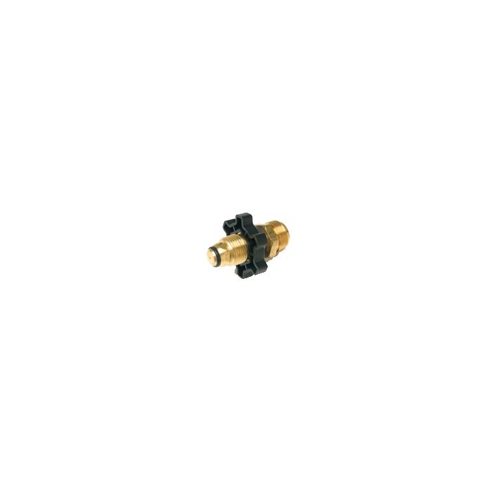 Propane Bulk Tank Adapter (Male POL x 1in20 Male Throwaway Cyl Threads ...