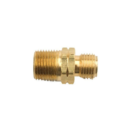 3/8in Male Pipe Threads x 9/16in LH Male Threads Clamshell